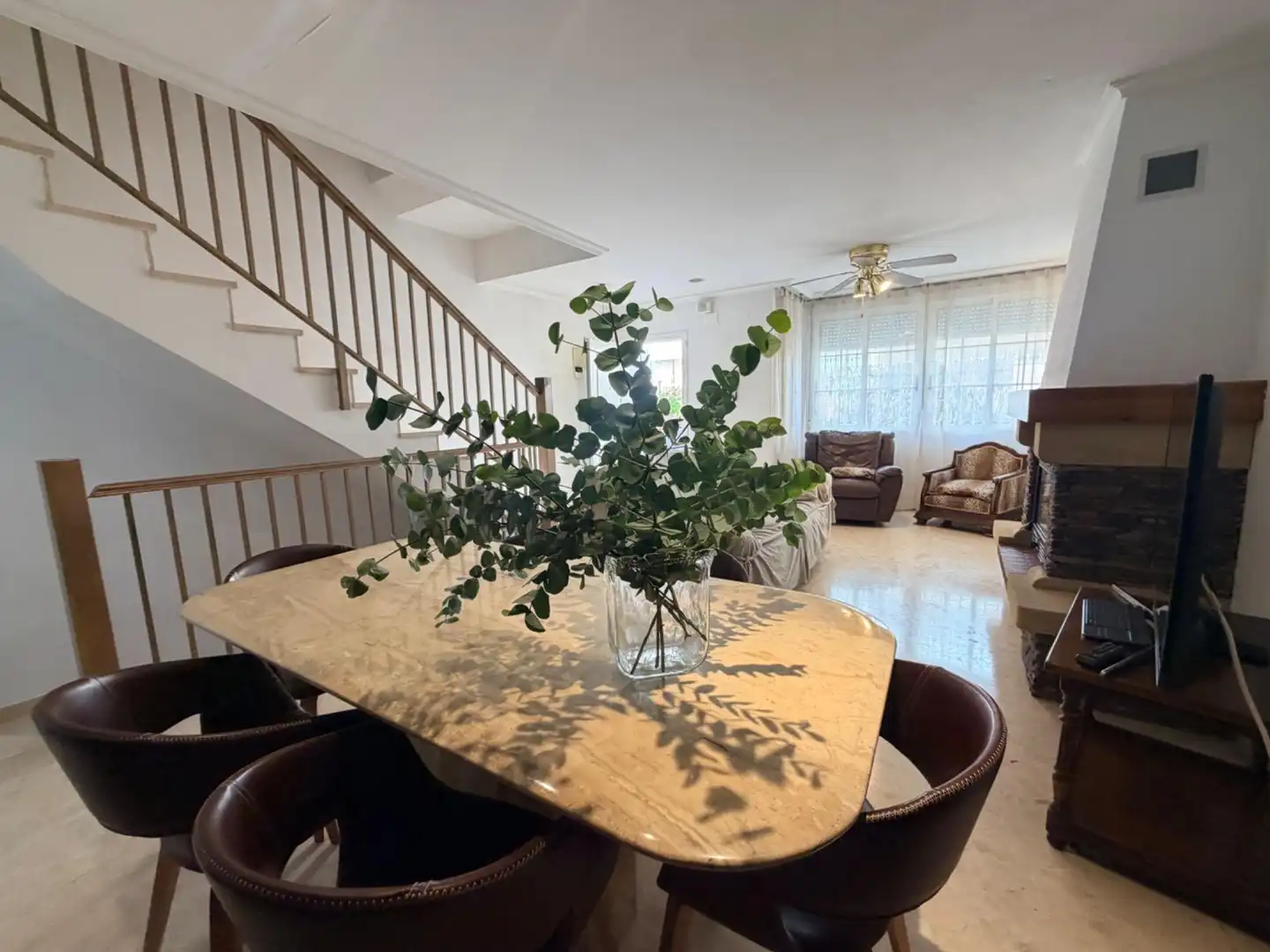 Dining room of Detached homes for rent in Elche / Elx  with Air Conditioner, Heating and Private garden