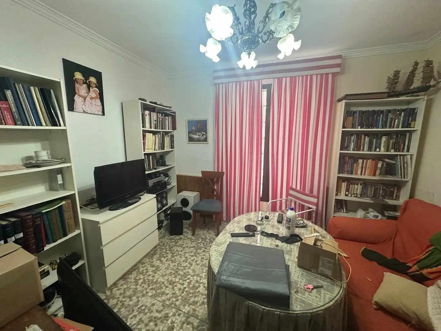 Sala de estar de Casa o chalet en venta en Jerez de la Frontera con Aire acondicionado, Trastero y Amueblado