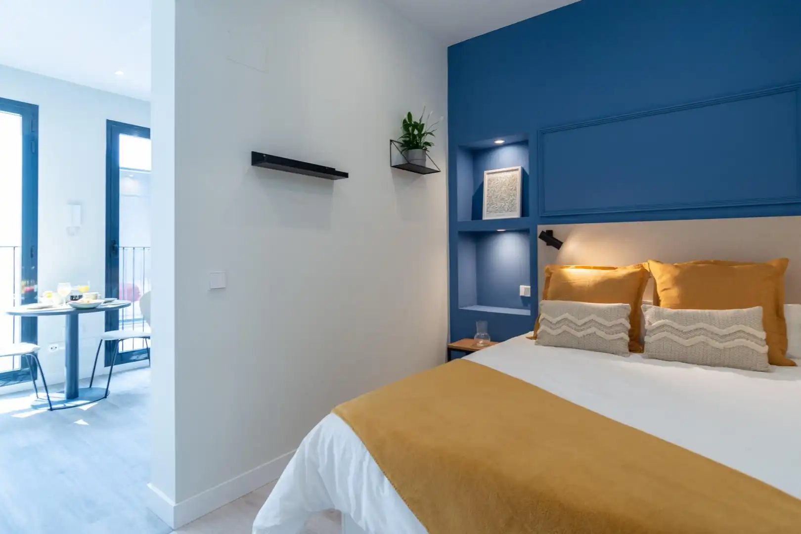 Bedroom of Study for rent in Madrid  with Air Conditioner, Heating and Furnished