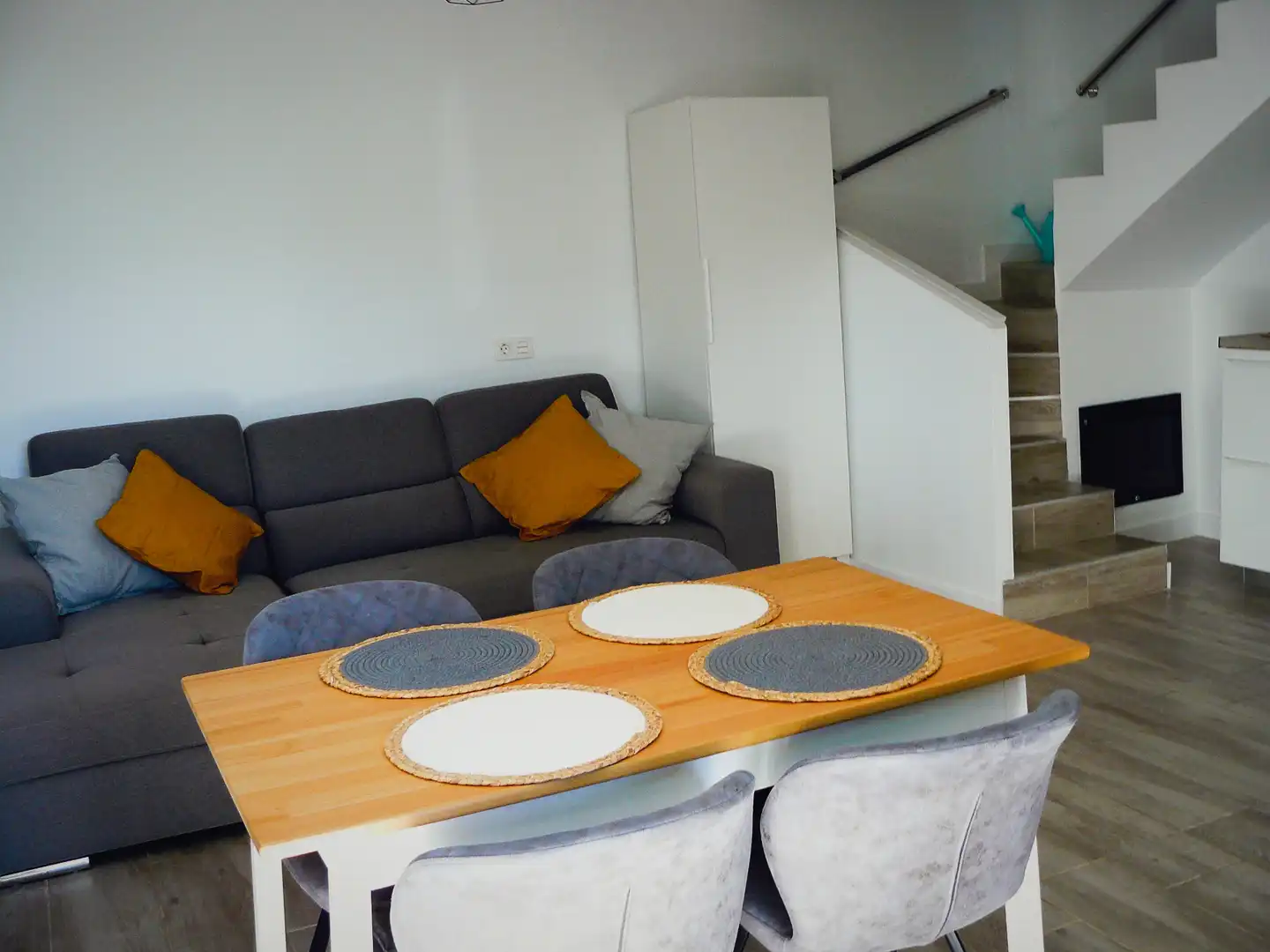 Comedor de Casa o chalet de alquiler en San Bartolomé de Tirajana con Aire acondicionado, Jardín privado y Terraza