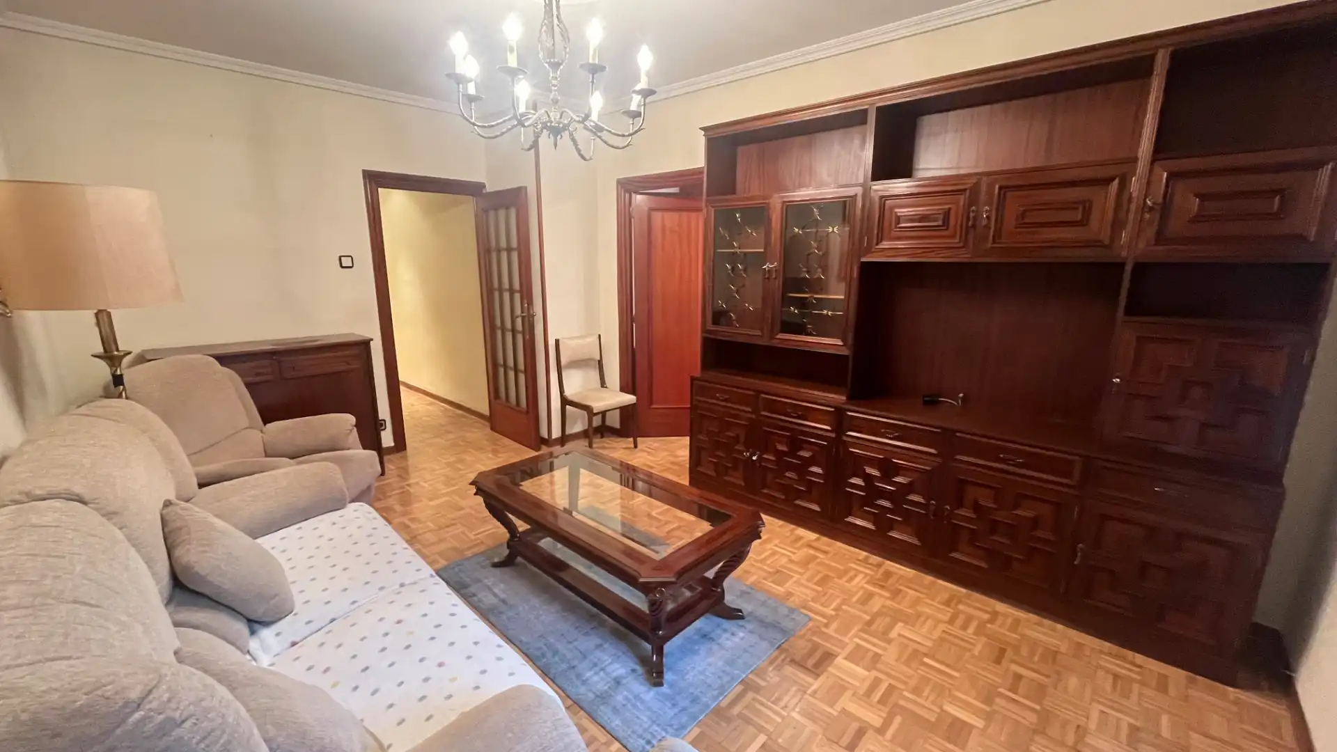 Living room of Flat for sale in Valladolid  with Heating and Parquet flooring
