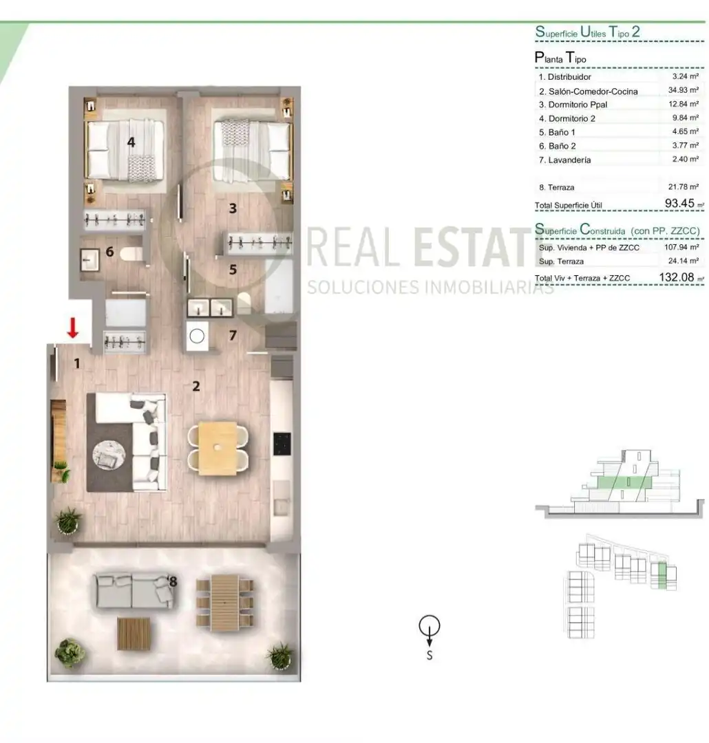 Wohnung zum Verkauf in Finestrat mit Klimaanlage, Heizung und Privatgarten