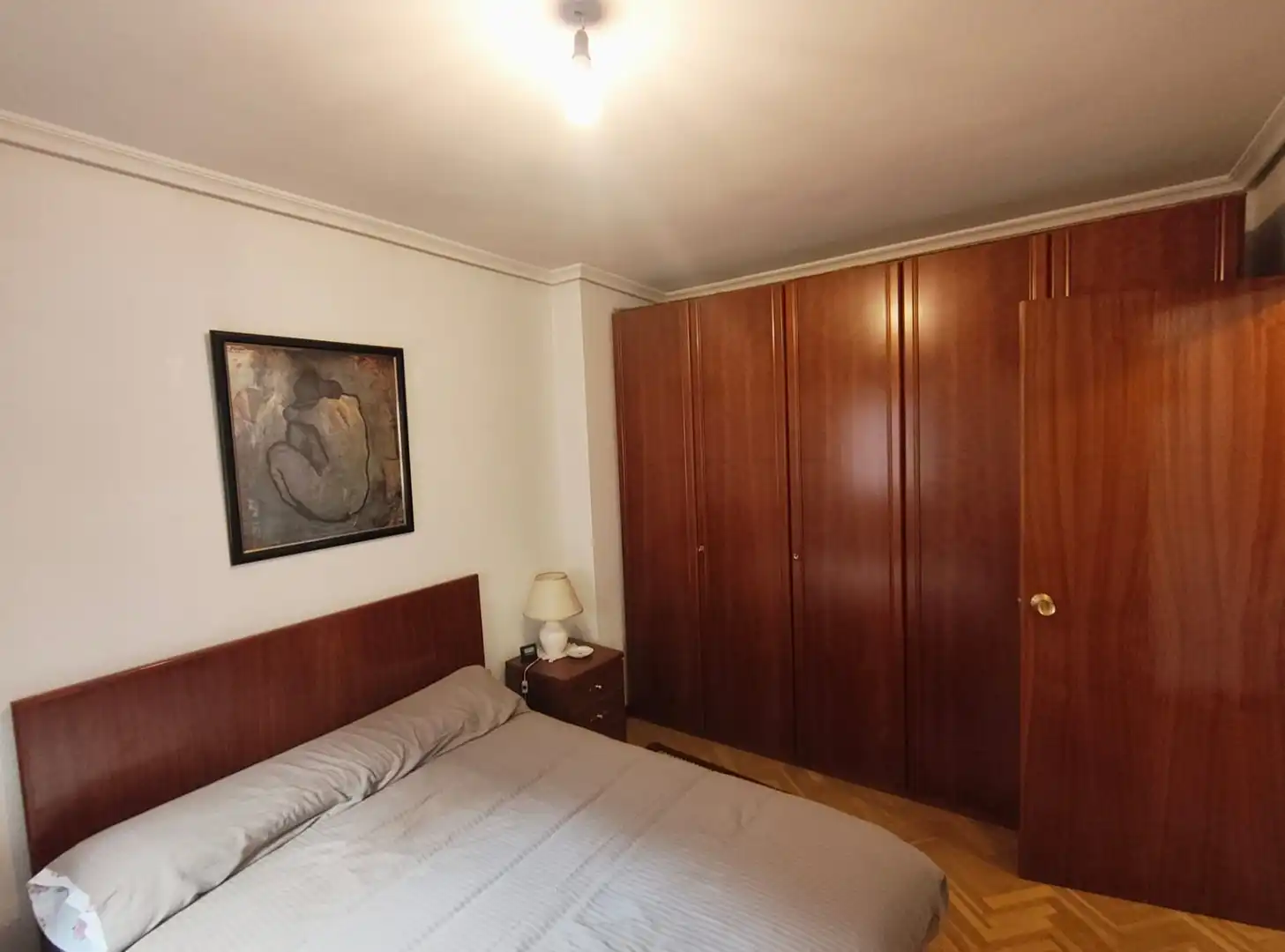 Schlafzimmer von Wohnung zum Verkauf in Valladolid mit Heizung, Terrasse und Möbliert