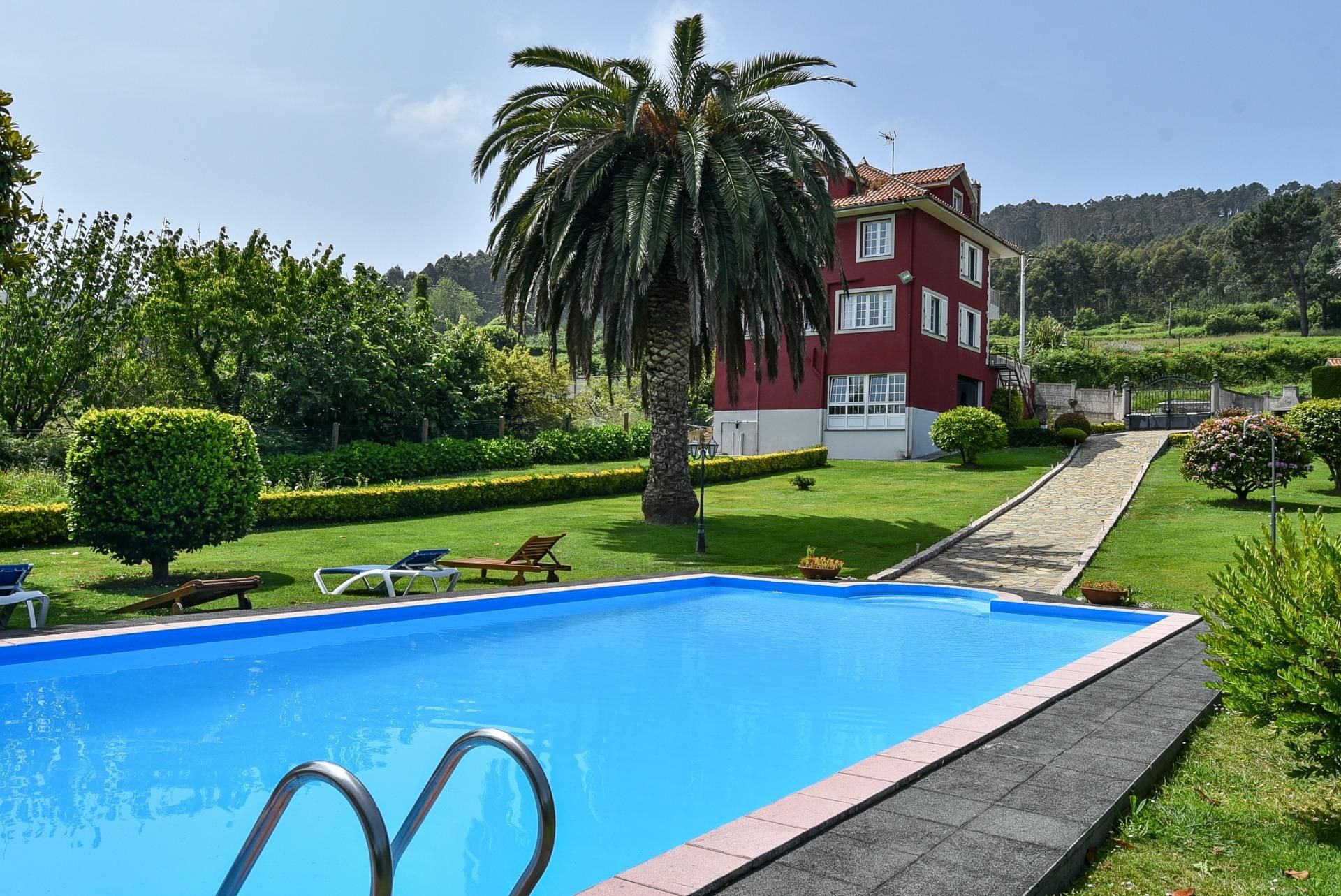 Swimming pool of Houses for sale in Carballo  with Heating, Private garden and Storage room