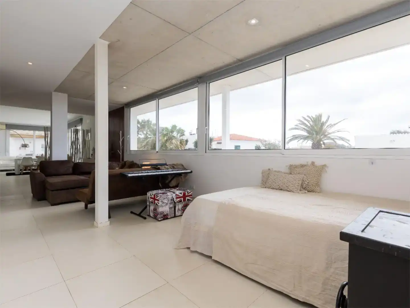 Sala d'estar de Casa o xalet en venda en Sant Lluís amb Aire condicionat, Piscina i Balcó