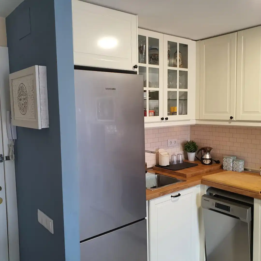 Cuina de Apartament de lloguer en La Pobla de Farnals amb Jardí privat