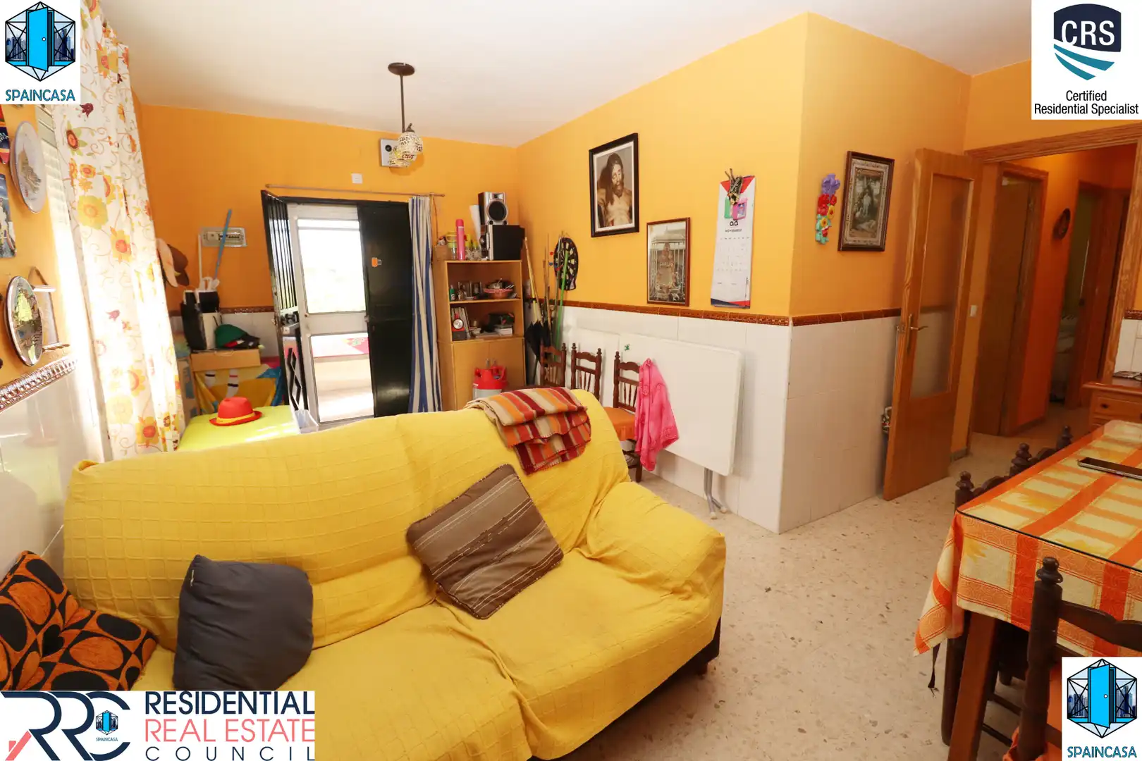 Living room of Houses for sale in Cartaya  with Air Conditioner, Private garden and Terrace