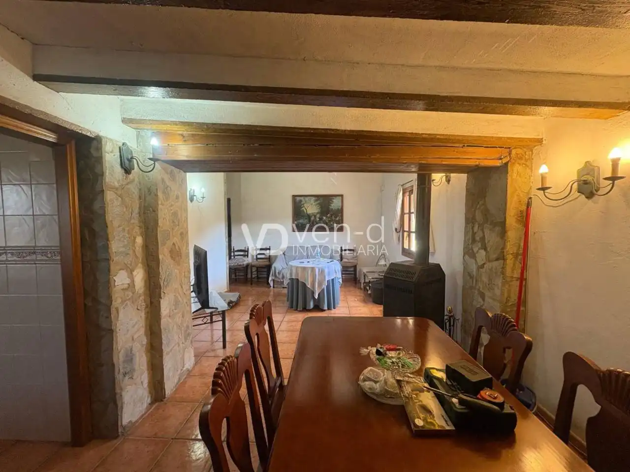 Comedor de Casa o chalet en venta en Enguera con Aire acondicionado, Calefacción y Jardín privado