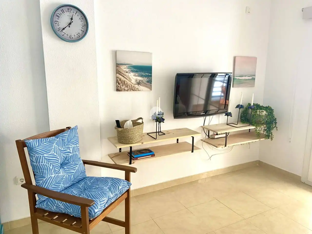 Wohnzimmer von Wohnung zur Miete in Vélez-Málaga mit Klimaanlage, Terrasse und Möbliert