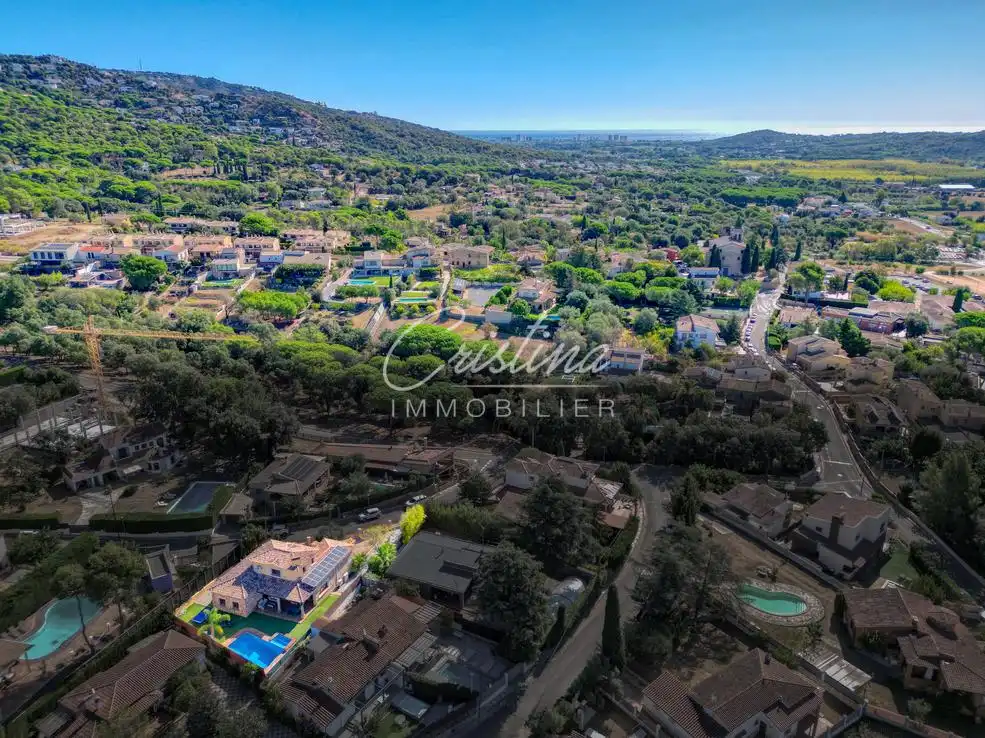 Vista exterior de Casa o xalet en venda en Santa Cristina d'Aro amb Calefacció, Jardí privat i Terrassa