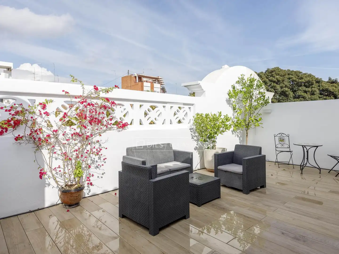 Terrassa de Àtic de lloguer en Valencia amb Aire condicionat, Calefacció i Parquet