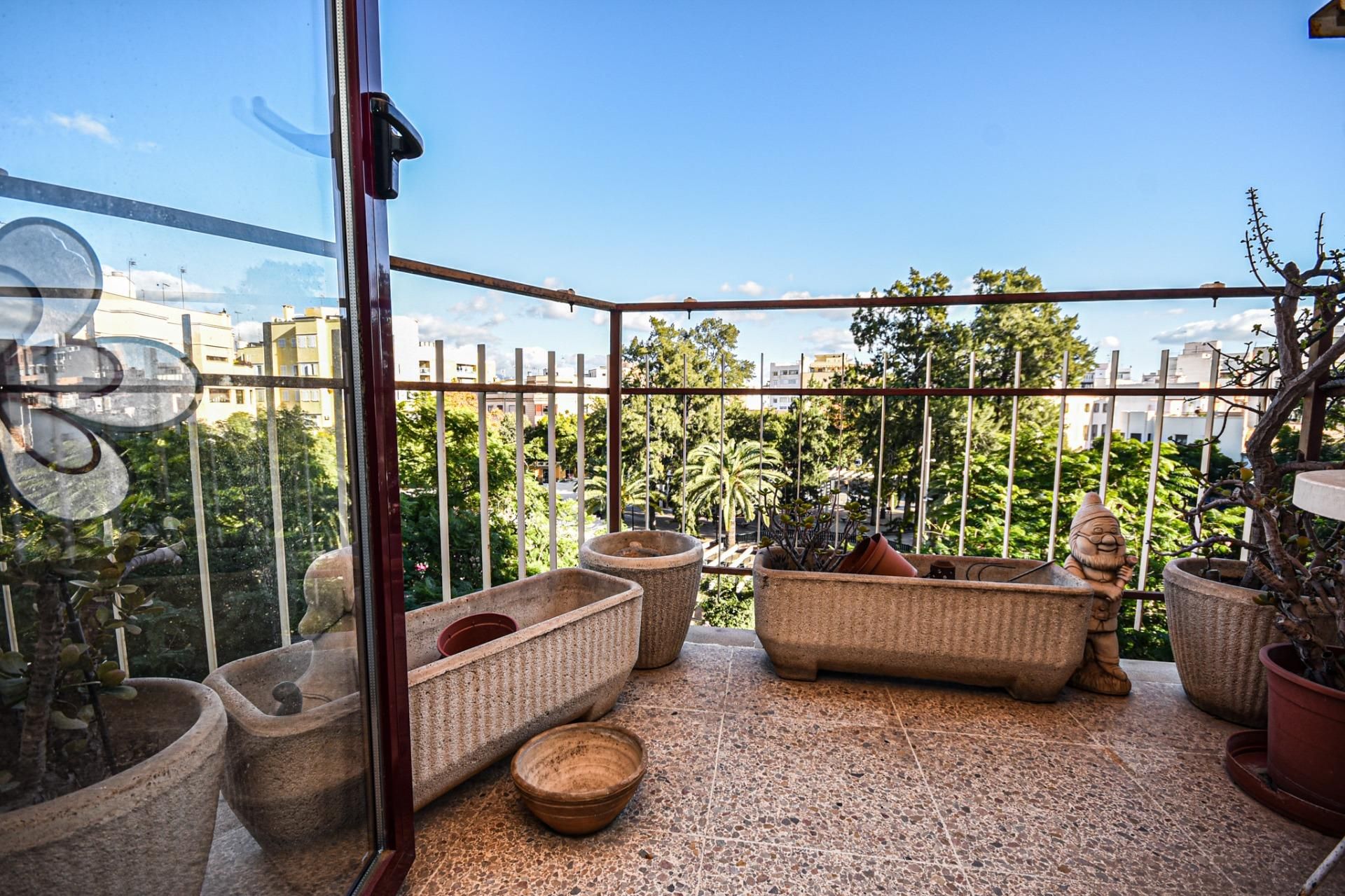 Terrace of Flat for sale in  Palma de Mallorca  with Air Conditioner, Heating and Storage room