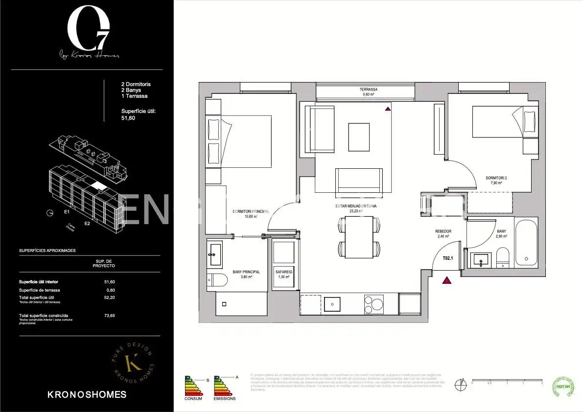 Appartement avec terrasse à vendre à Sants - Montjuïc, imagen 22
