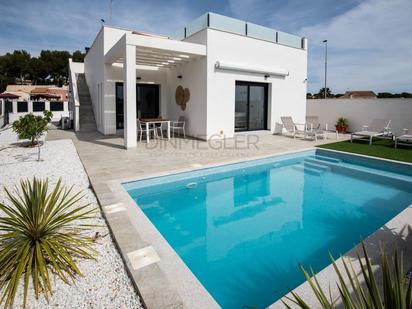 Exterior view of House or chalet for sale in Pilar de la Horadada  with Private garden, Terrace and Swimming Pool