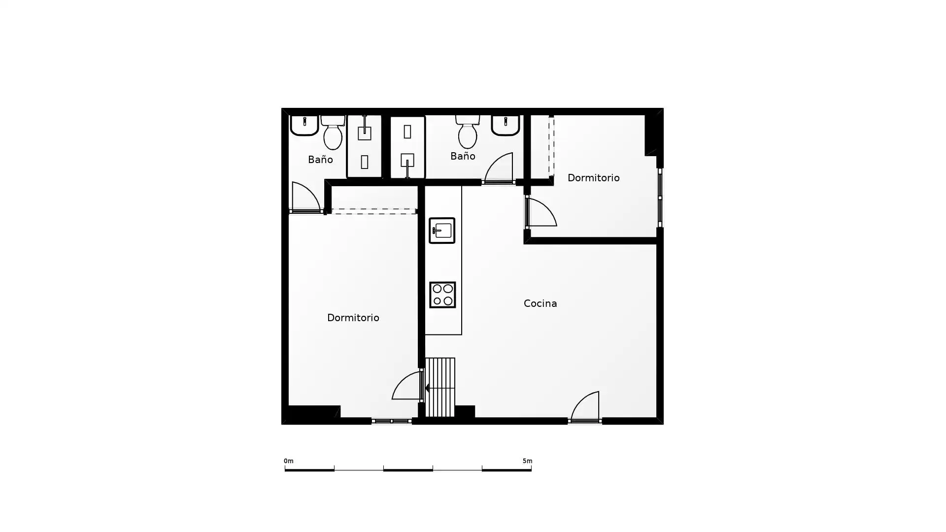 Flat for sale in Madrid  with Heating and Furnished