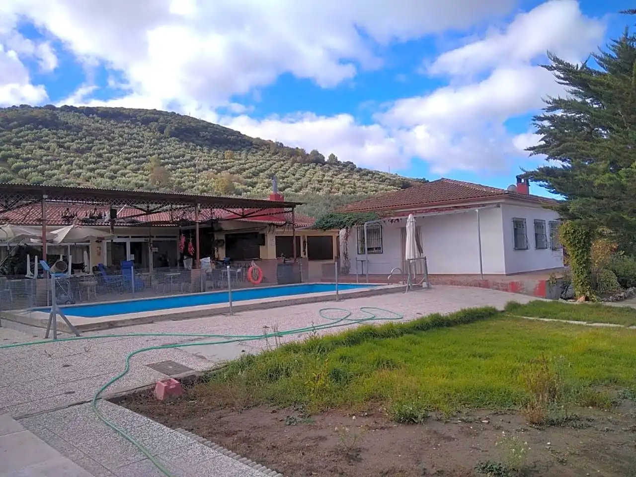 Piscina de Finca rústica en venta en Benalúa de las Villas con Jardín privado, Terraza y Trastero