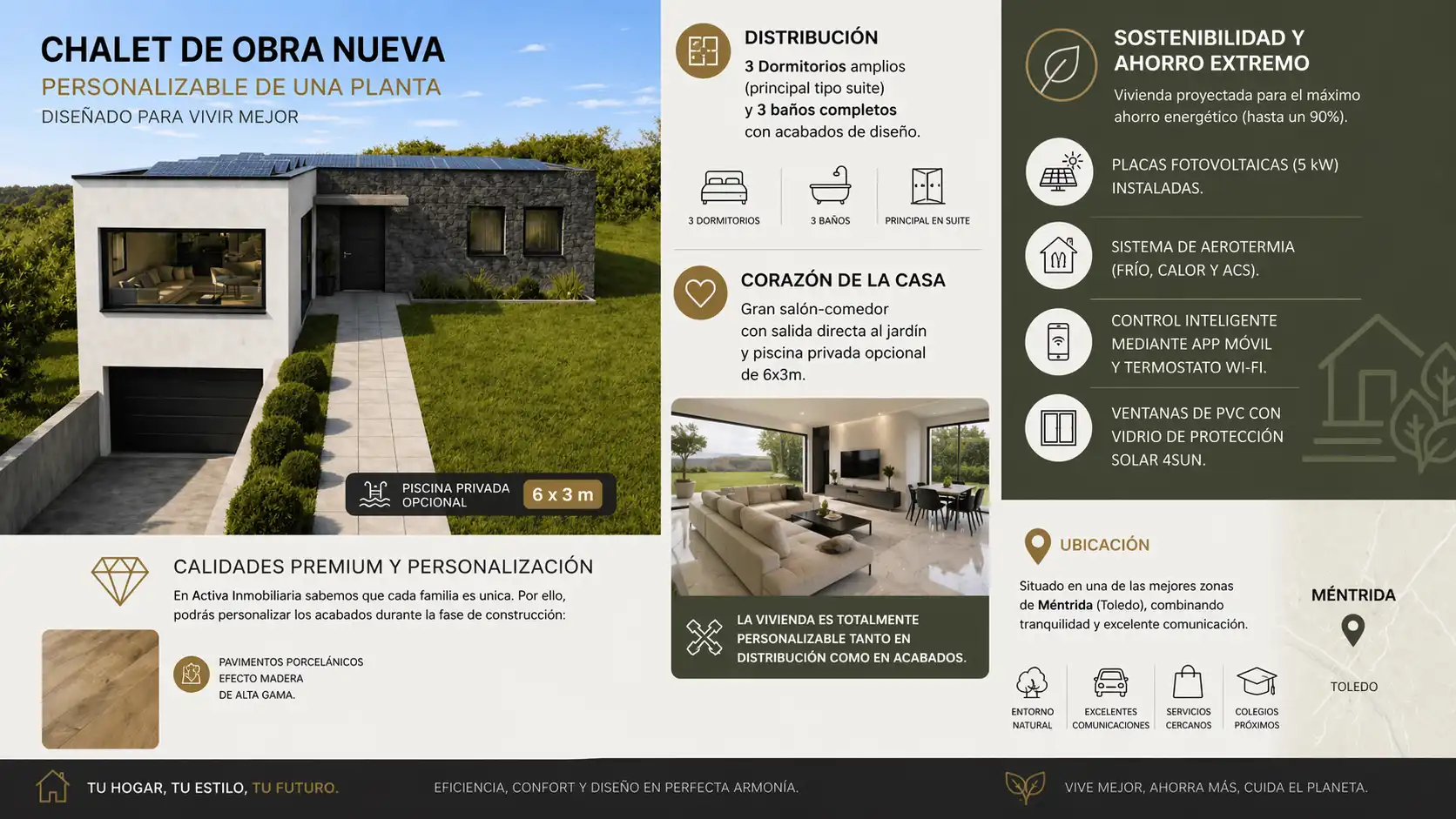 Casa o xalet en venda en Méntrida amb Calefacció i Jardí privat