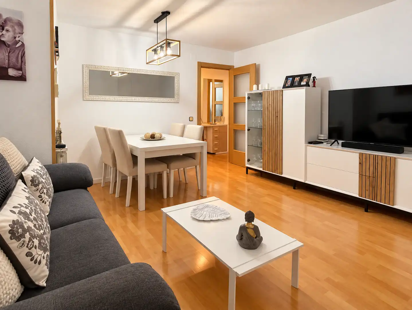 Sala de estar de Piso en venta en Can Pantiquet
