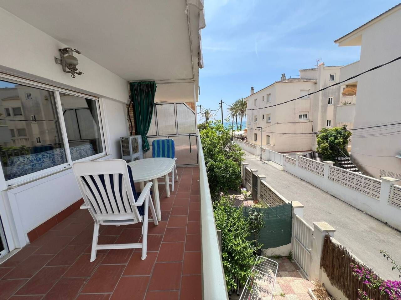 Exterior view of Flat for sale in Cubelles  with Air Conditioner, Terrace and Storage room