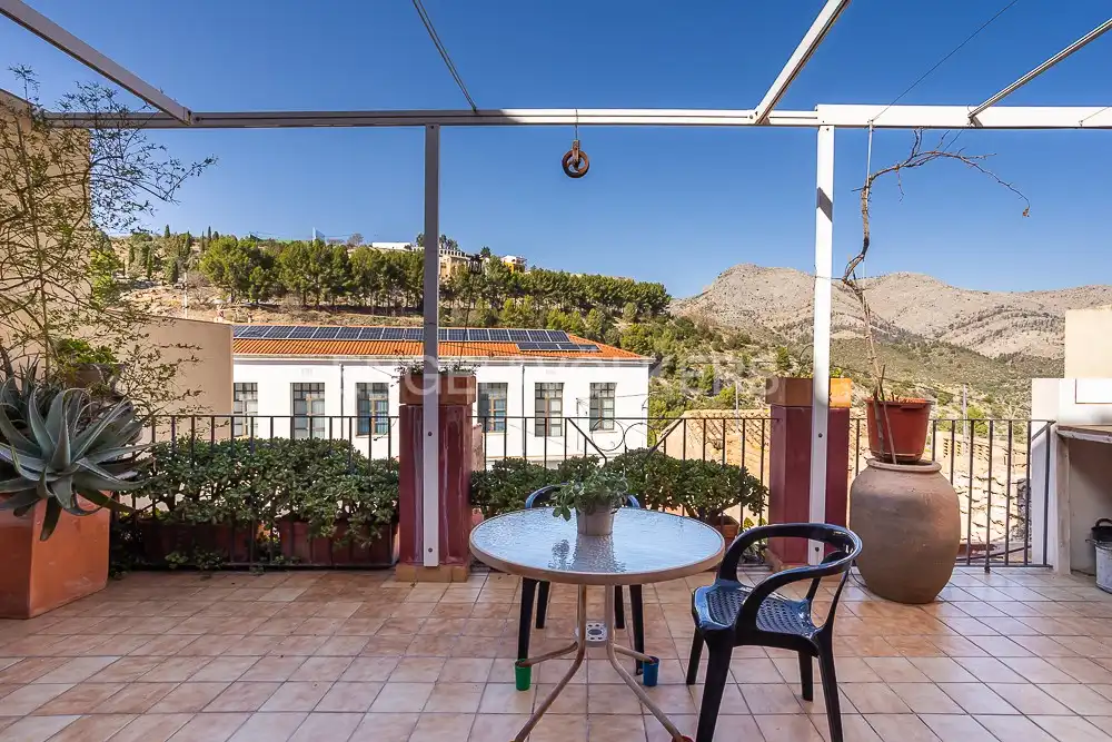 Exterior view of Houses for sale in La Vall de Laguar  with Air Conditioner, Heating and Terrace