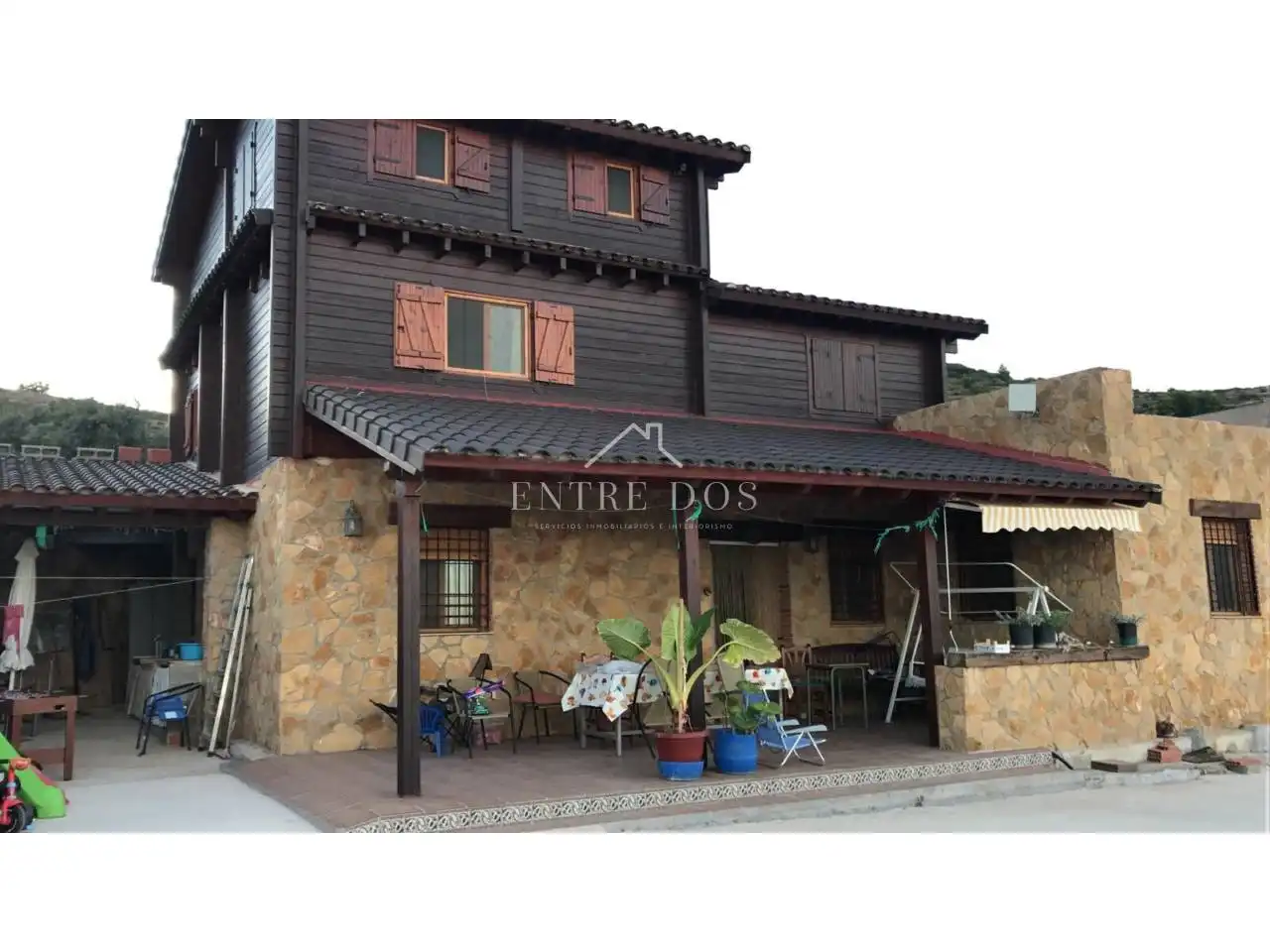 Terrassa de Finca rústica en venda en Sierra Engarcerán amb Jardí privat, Terrassa i Piscina