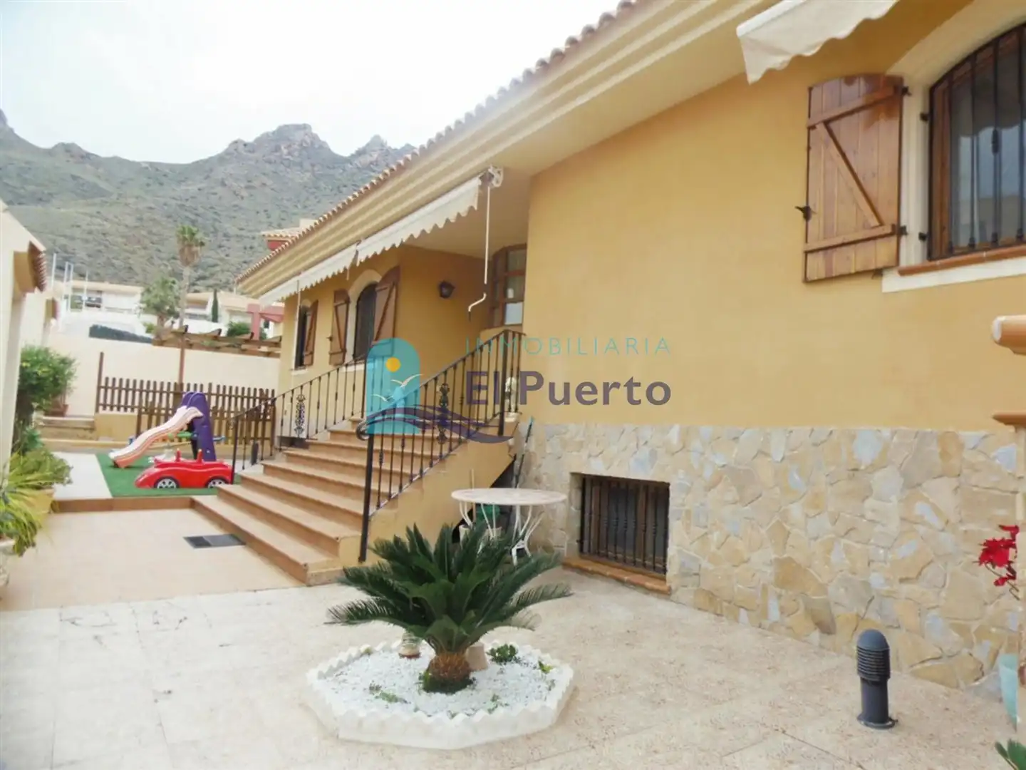 Vista exterior de Casa o chalet en venta en Mazarrón con Calefacción, Jardín privado y Terraza
