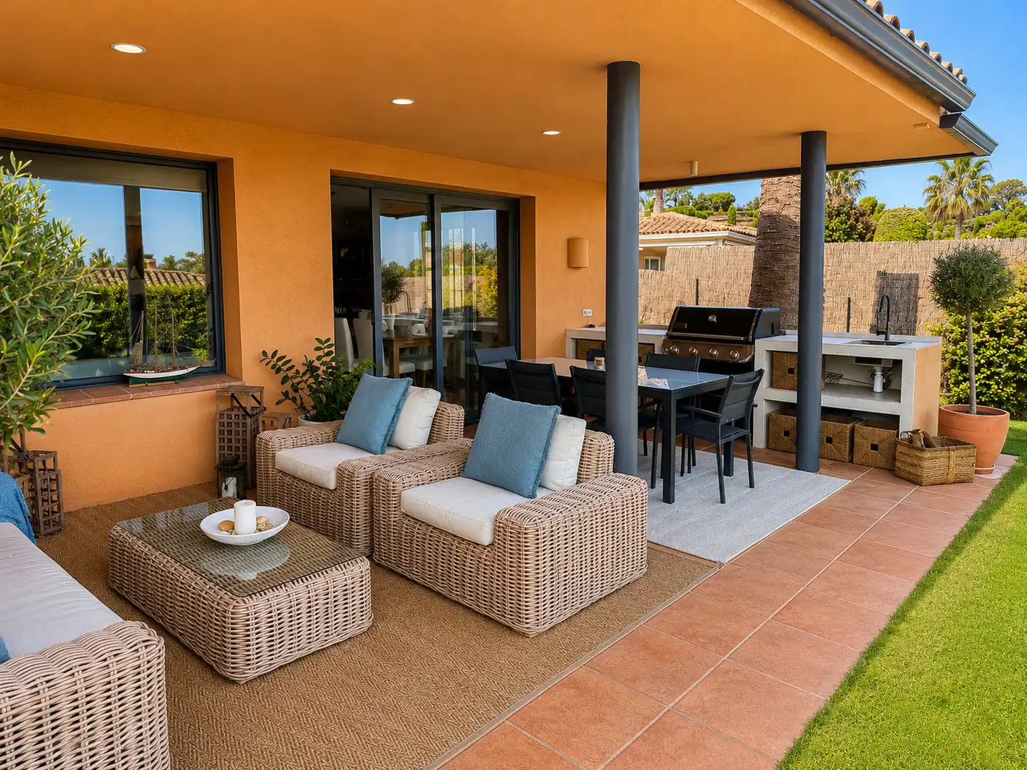 Terrace of Houses for sale in Sant Vicenç de Montalt  with Air Conditioner, Heating and Private garden
