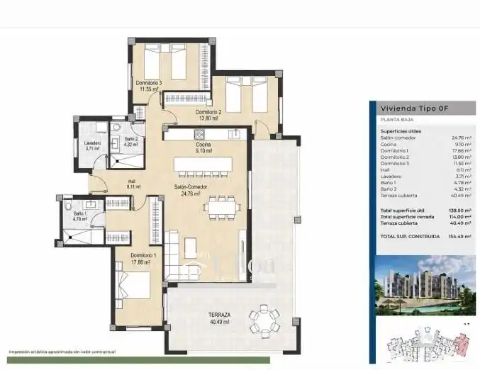 Piso con piscina en venta en Bonalba - Cotoveta, imagen 15