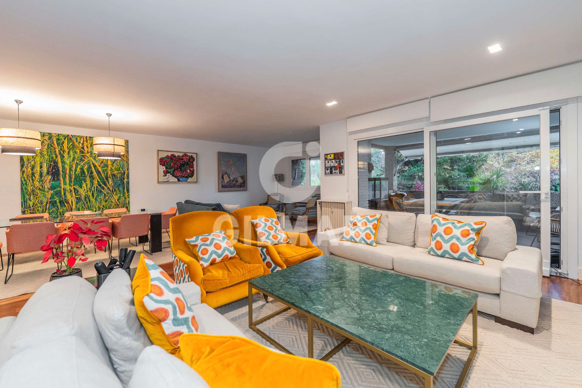 Living room of Flat for sale in La Moraleja  with Air Conditioner, Heating and Private garden