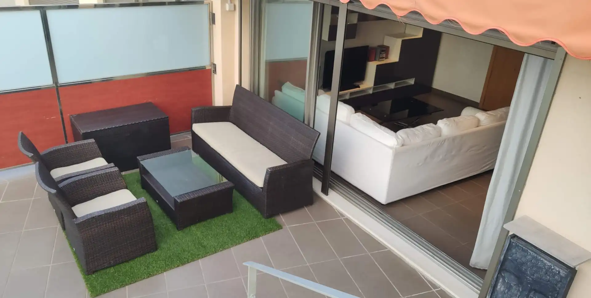Terrasse von Dachboden zum Verkauf in Calpe / Calp mit Klimaanlage, Heizung und Terrasse