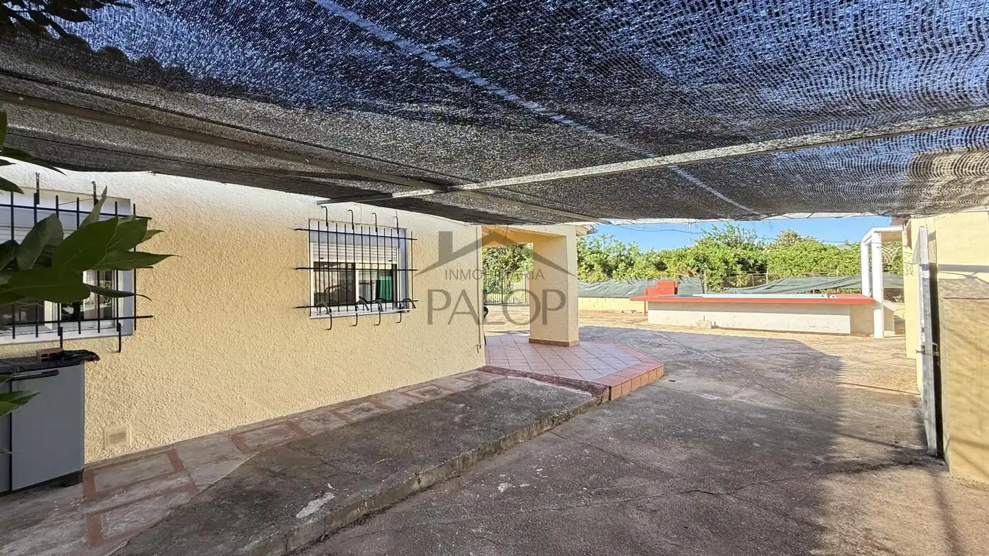Vista exterior de Finca rústica en venta en Rafelguaraf con Aire acondicionado, Jardín privado y Trastero
