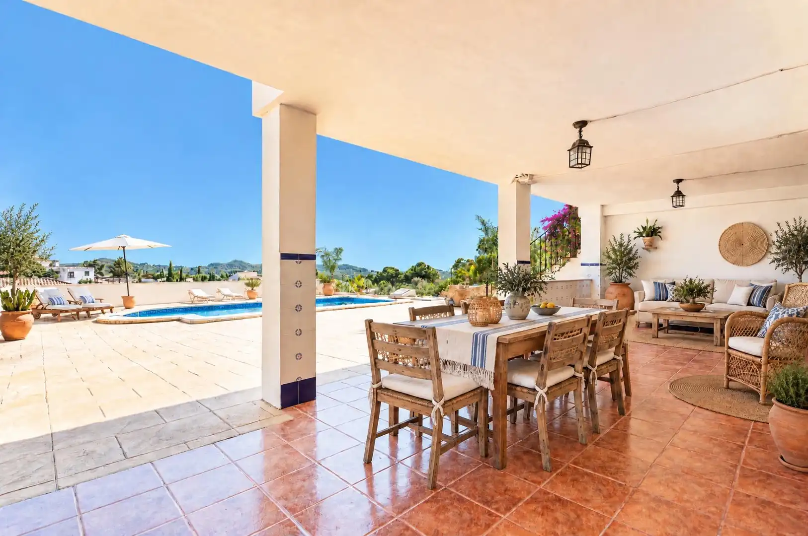 Terrassa de Casa o xalet en venda en Turís amb Aire condicionat, Jardí privat i Terrassa