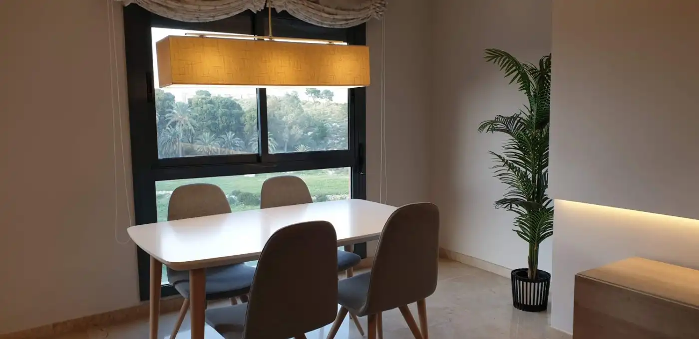 Dining room of Flat for rent in Alicante / Alacant  with Air Conditioner, Terrace and Furnished