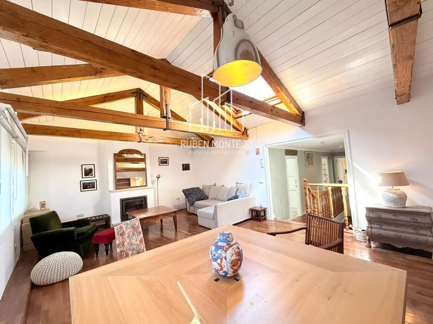 Living room of Attic for rent in Salamanca  with Air Conditioner, Heating and Terrace