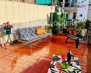 Terrace of Apartment to rent in  Barcelona Capital  with Heating, Furnished and Balcony