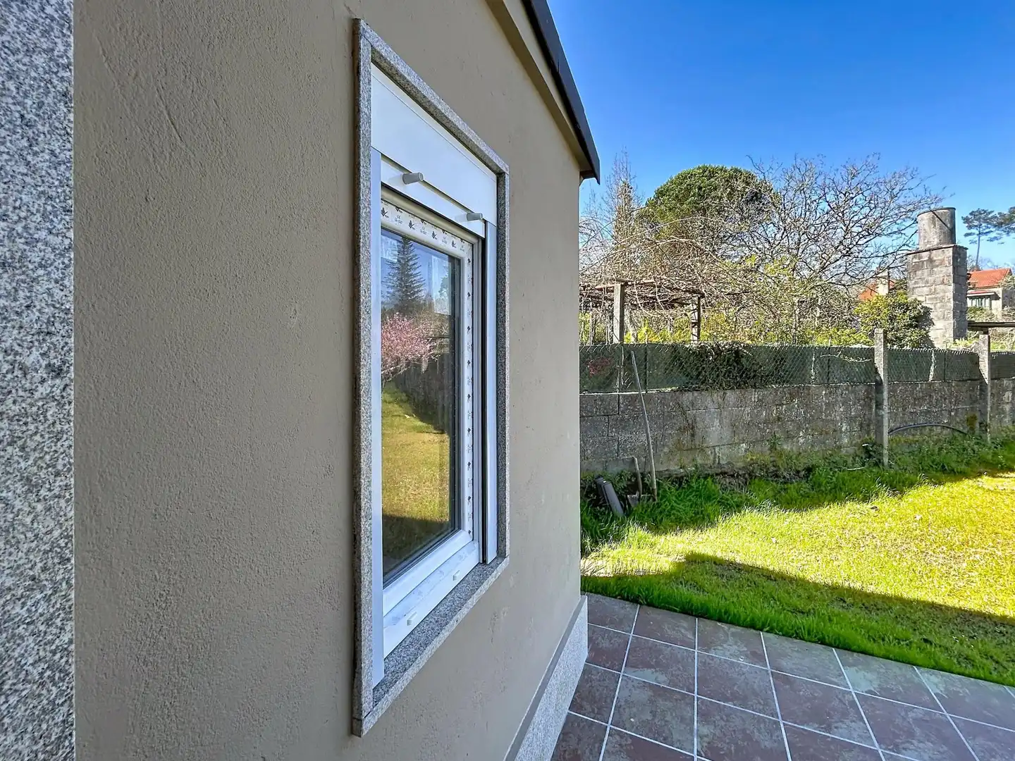 Jardín de Casa adosada en venta en Teo