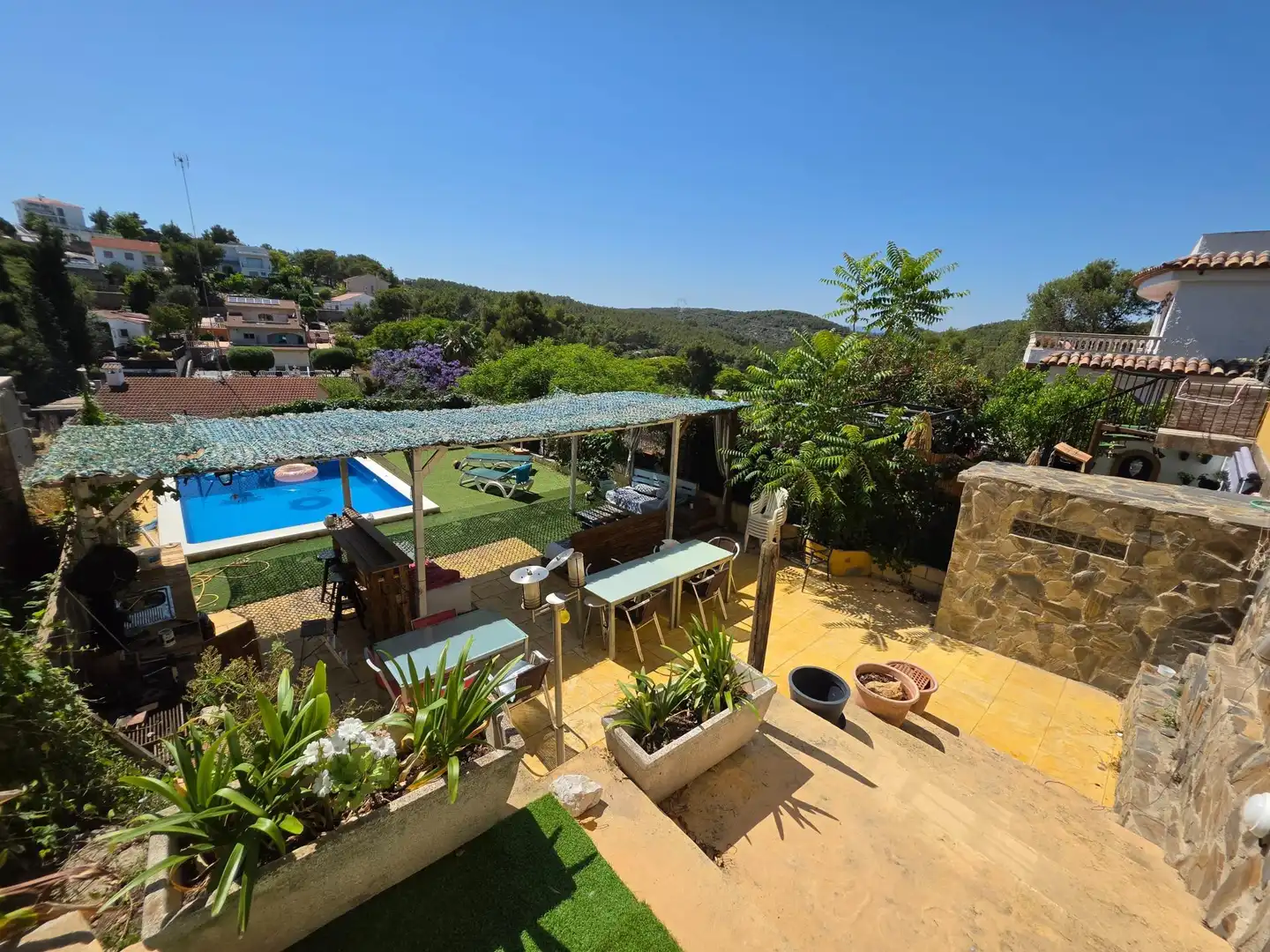Terrace of Detached homes for sale in Sant Pere de Ribes  with Terrace and Swimming Pool