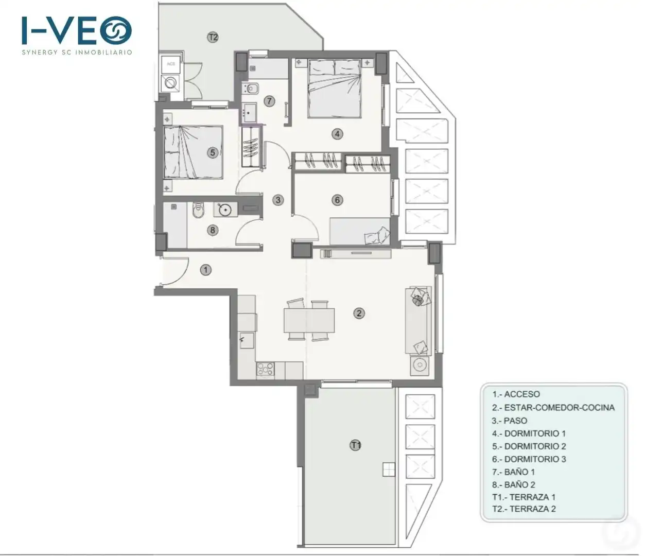 Piso con terraza en venta en Marisol Park - Ortembach - Los Almendros, imagen 10