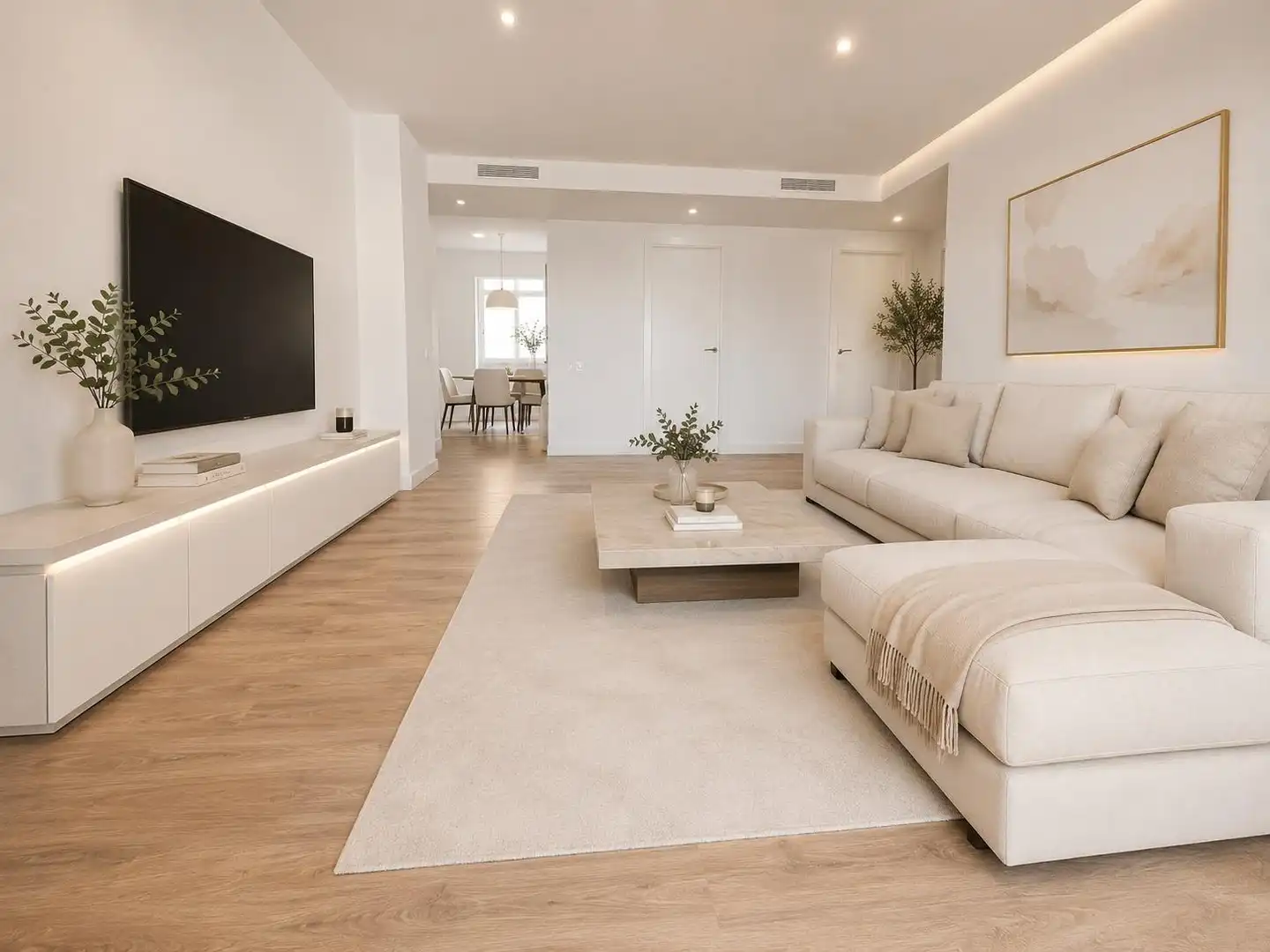 Sala d'estar de Pis en venda en Murcia amb Aire condicionat