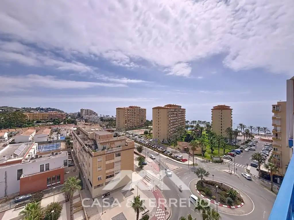 Außenansicht von Dachboden zum Verkauf in Algarrobo mit Klimaanlage, Terrasse und Balkon