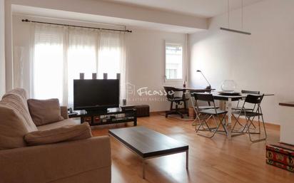 Living room of Flat for sale in  Barcelona Capital  with Air Conditioner and Balcony