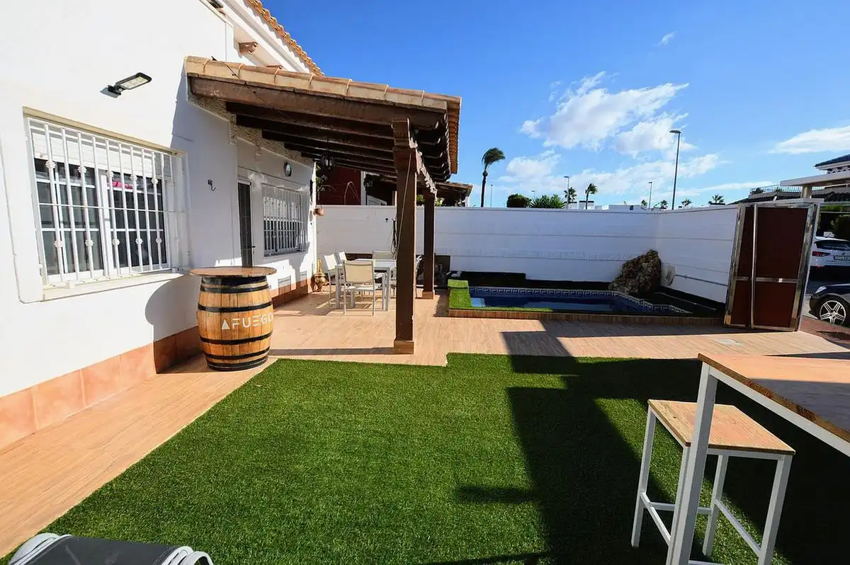Terrassa de Casa o xalet en venda en Murcia amb Aire condicionat, Jardí privat i Terrassa
