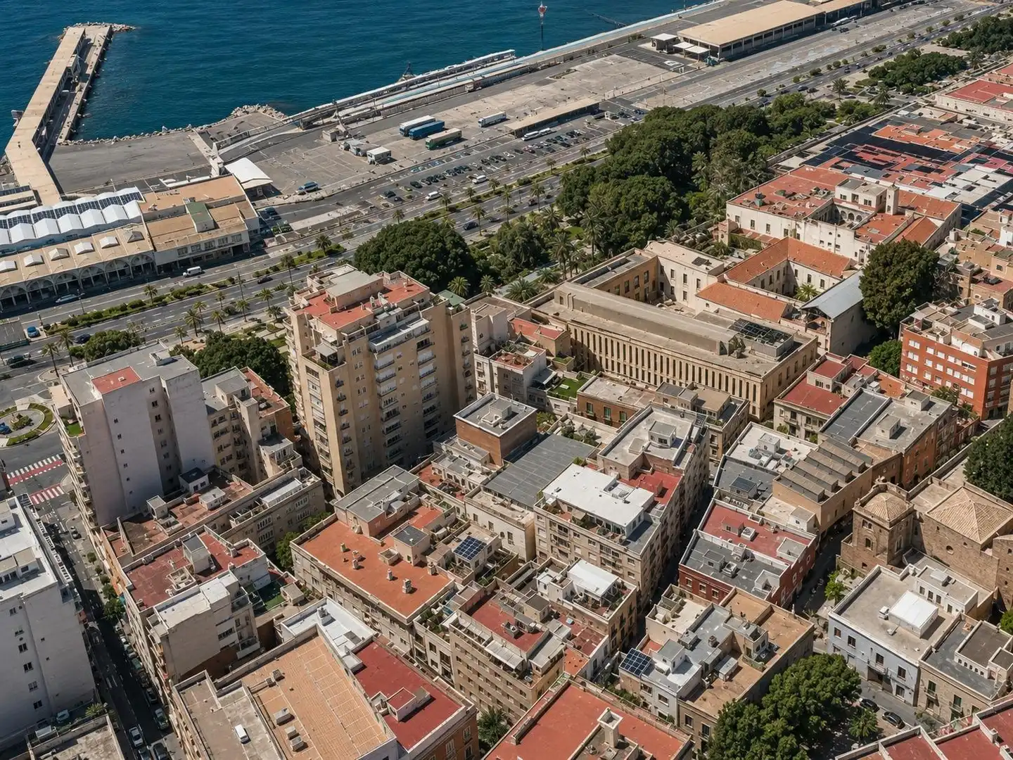 Vista exterior de Casa o xalet en venda en Almería amb Aire condicionat, Calefacció i Parquet