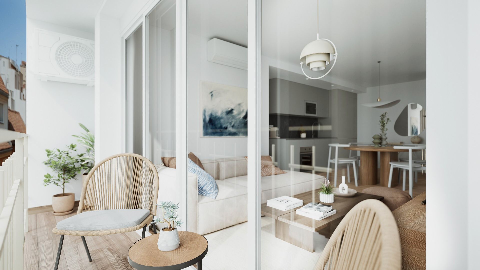 Living room of Flat for sale in Málaga Capital  with Terrace