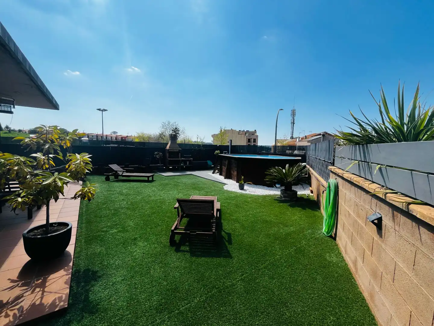 Terrassa de Casa o xalet en venda en Piera amb Aire condicionat, Calefacció i Jardí privat