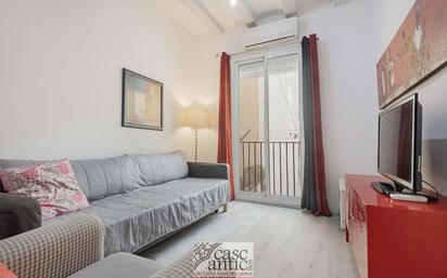 Bedroom of Flat for sale in  Barcelona Capital  with Air Conditioner and Balcony