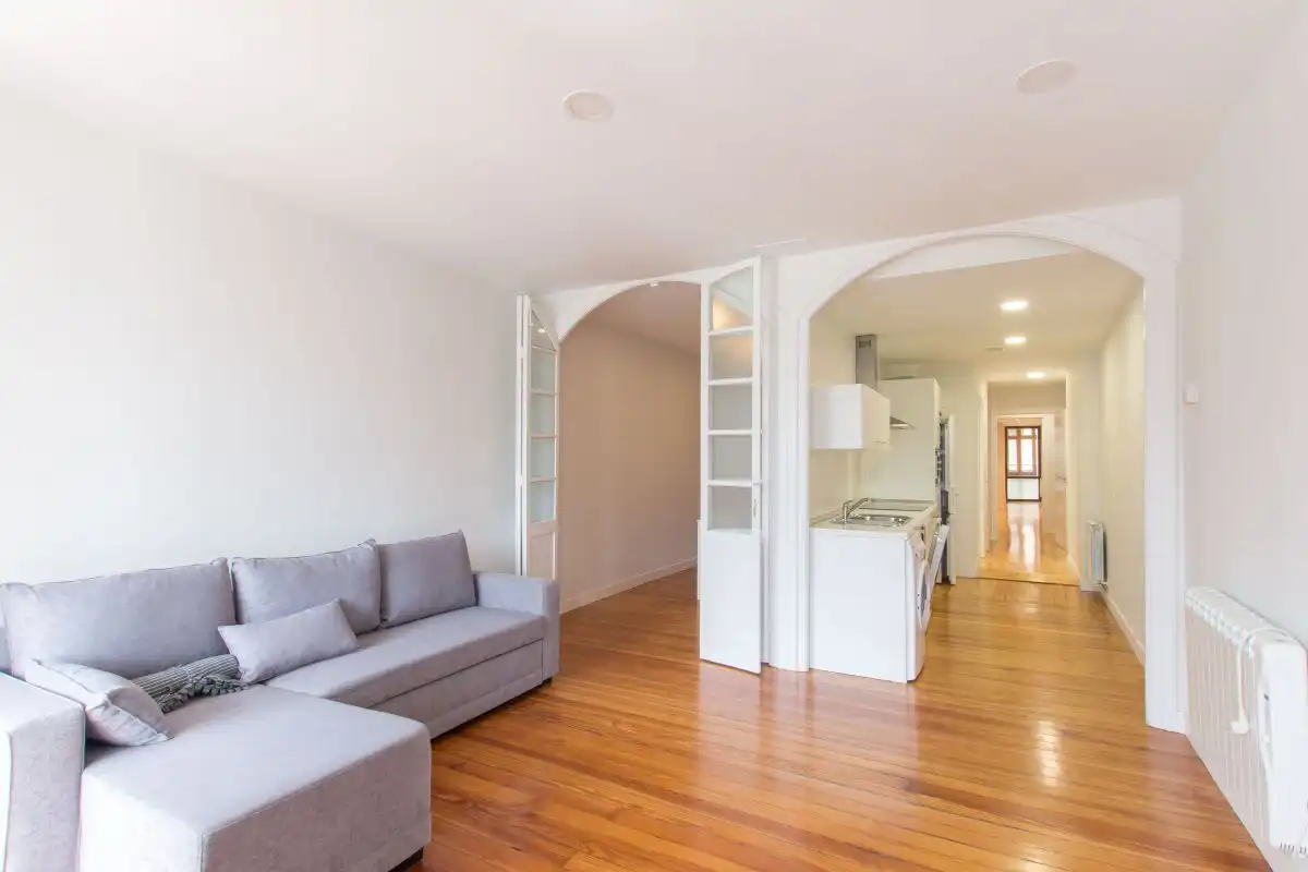 Living room of Flat for sale in  Pamplona / Iruña  with Heating and Balcony