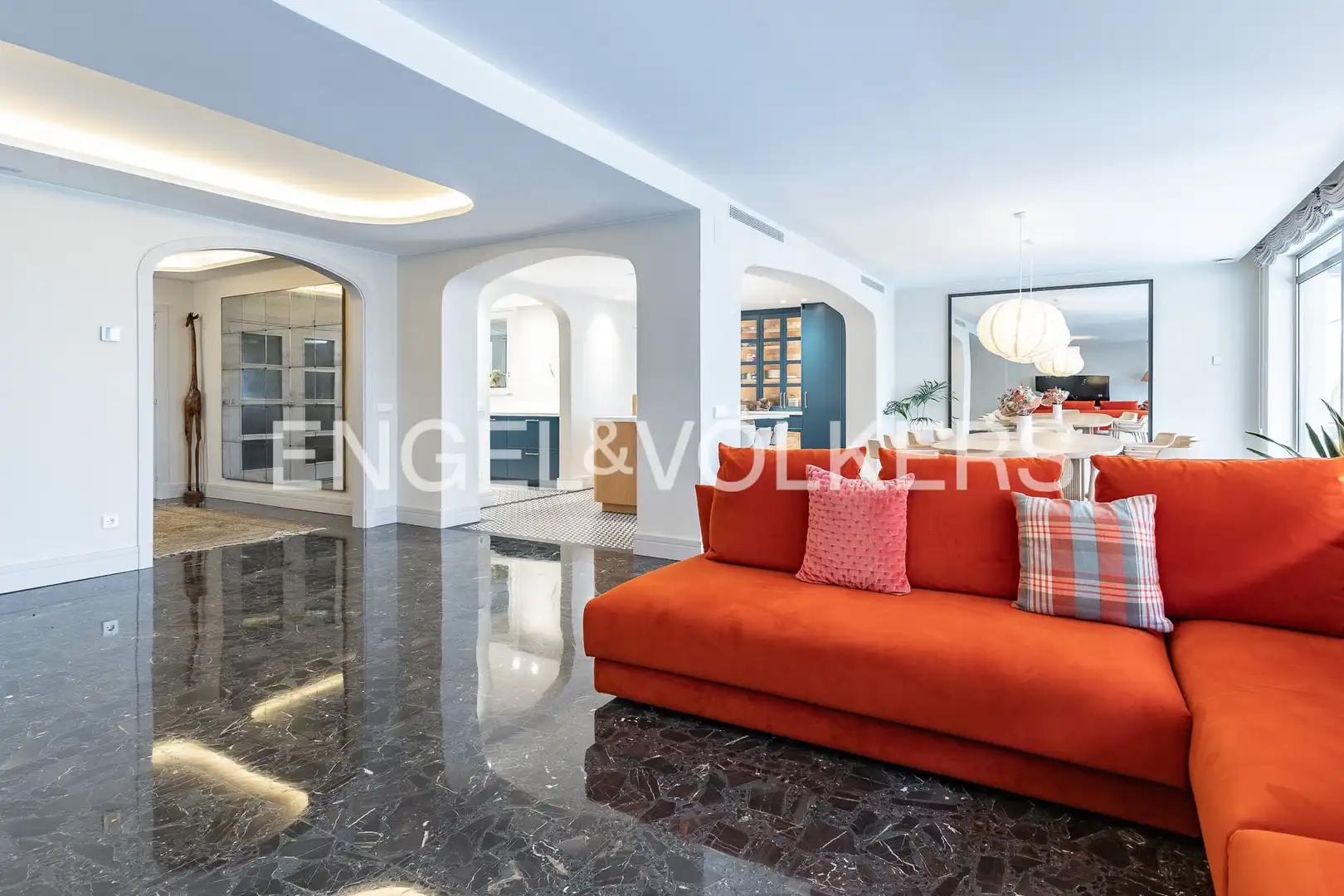 Living room of Flat for sale in Barcelona  with Air Conditioner, Heating and Parquet flooring