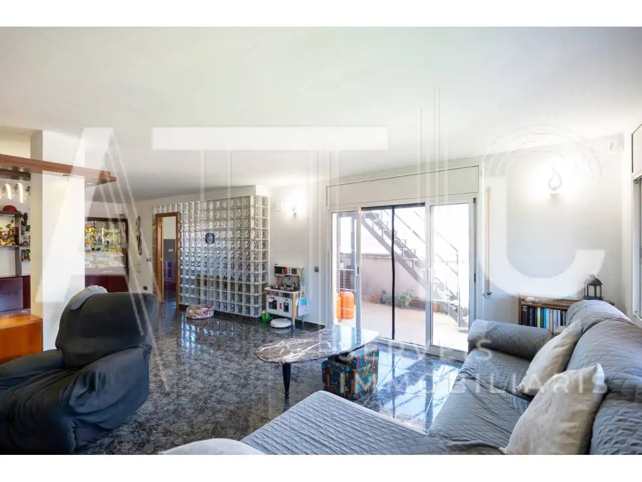 Sala de estar de Ático en venta en Polinyà con Aire acondicionado, Calefacción y Terraza