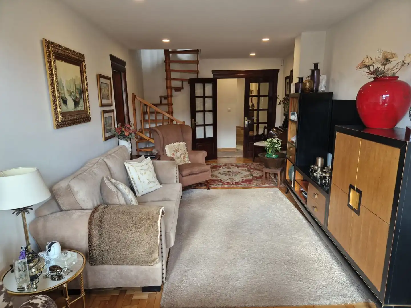 Sala de estar de Piso en venta en Torrelavega  con Calefacción